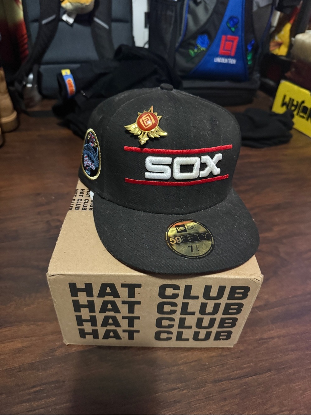 SOX Embroidered Black Baseball Cap and Boston Red Socks Baseball Cap 59Fifty